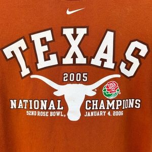 2006 Rose Bowl Nike Texas Longhorns tshirt